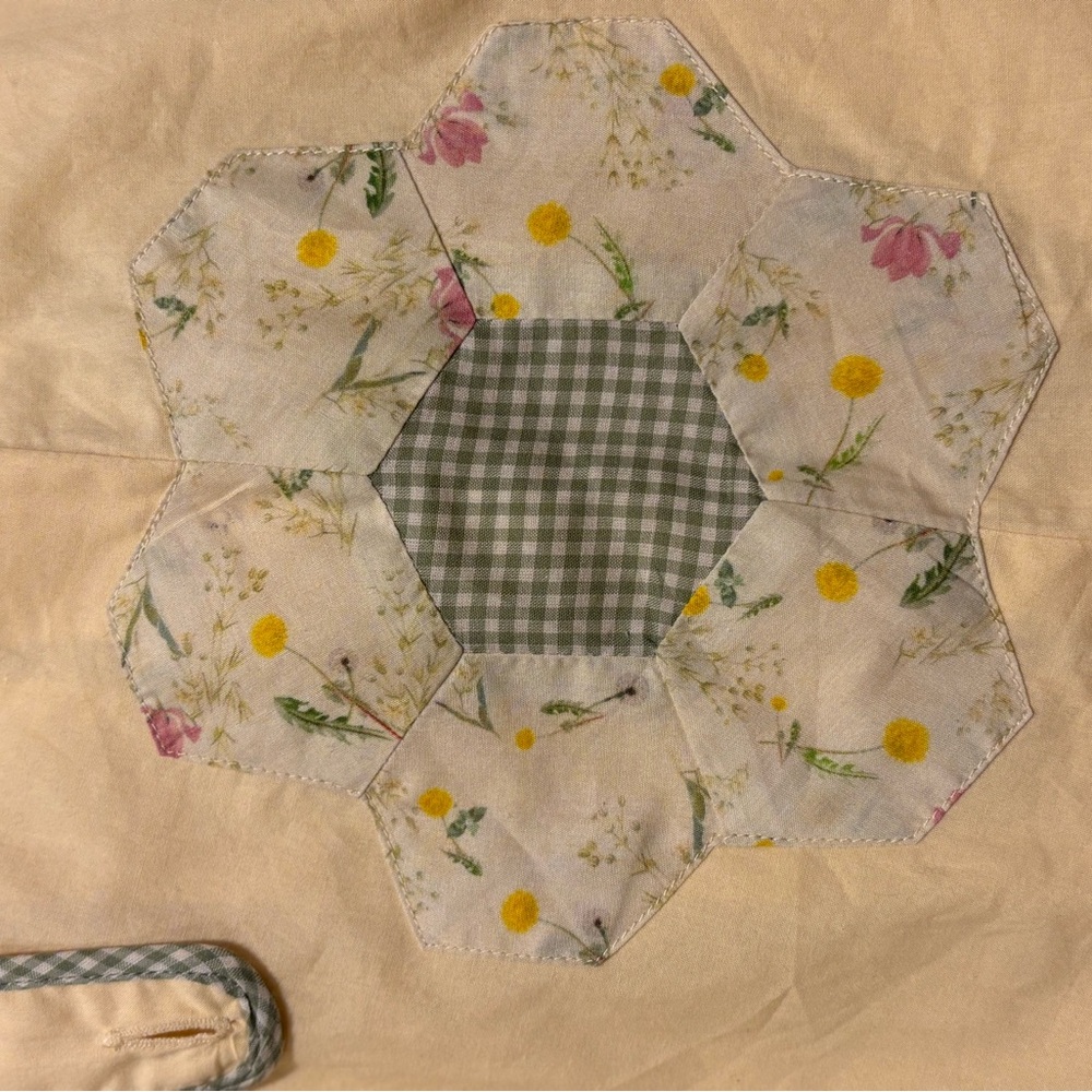 New Christy Dawn Maia Patchwork dress in Chamomile - Picture 8 of 9
